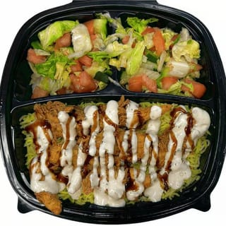 Fried Chicken Strips with Rice & Salad+Soda