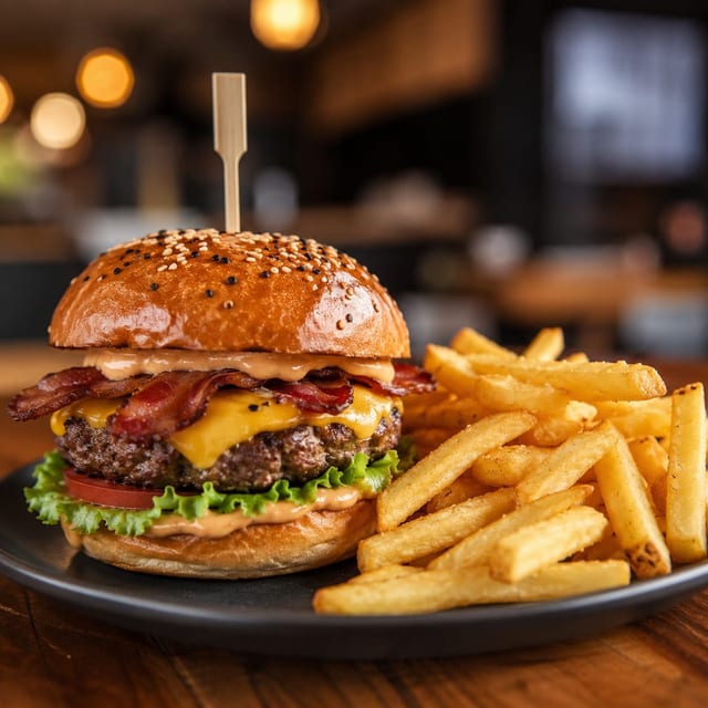 Burgers & Fries.