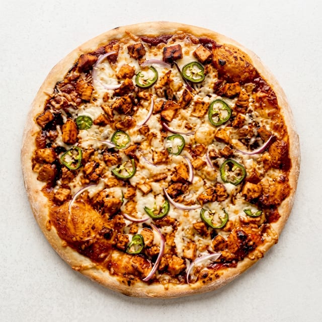 BBQ Chicken Pizza.