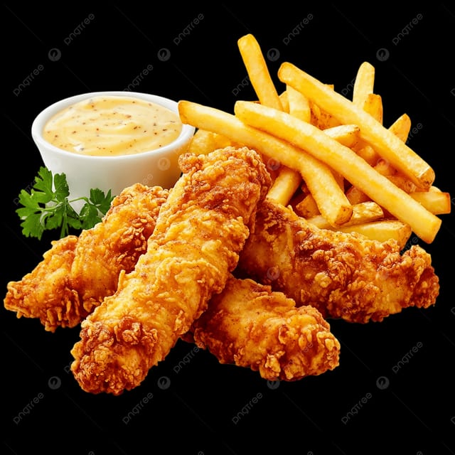 Chicken Tenders & Fries.
