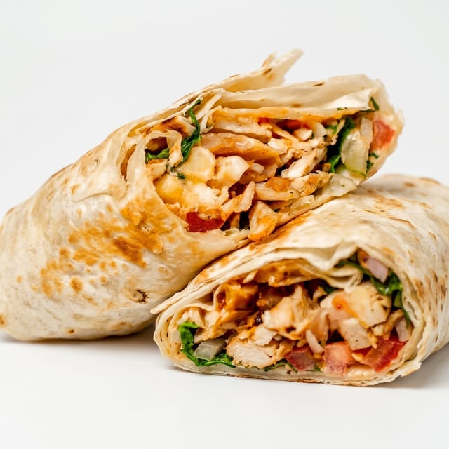 Chicken Shawarma Wrap.