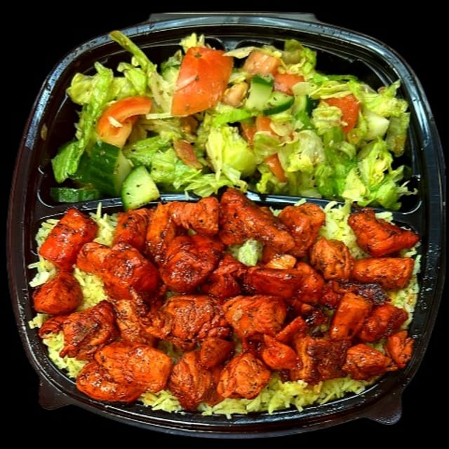 Spicy Grilled Chicken On Rice.