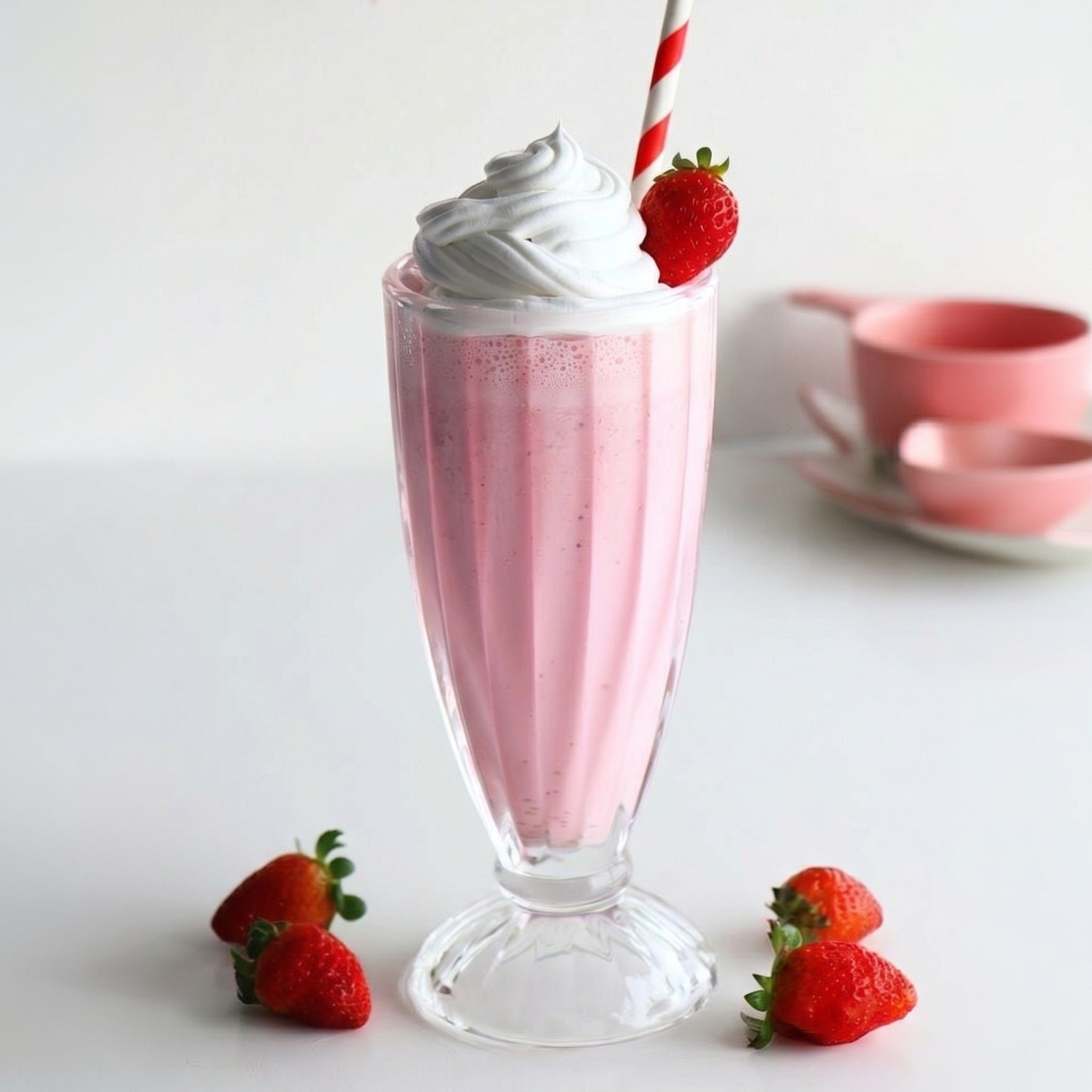 Strawberry Fields Milkshake.