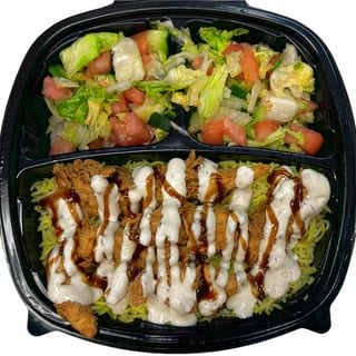 Fried Chicken Strips with Rice & Salad+Soda