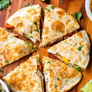  Falafel  Quesadilla